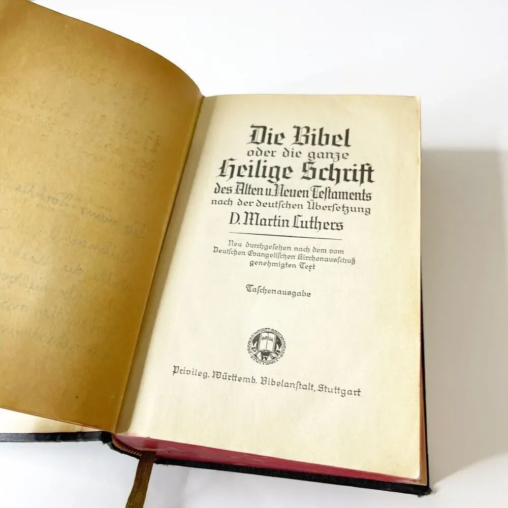 Vintage‎ Die Heilige Schrift 1951 German Language Compact Bible Martin Luther's